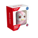 Jucărie tip titirez cu sunete – pinguin, Huanger HE0202 (19438) - imagine 3