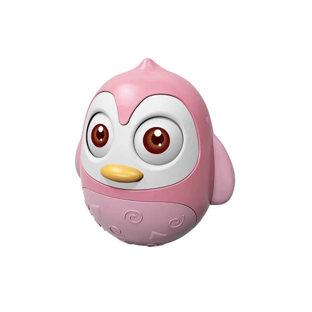 HE0202(3) Jucărie tip titirez cu sunete – pinguin, Huanger HE0202 (19438) - imagine 1