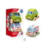 Set 2 mașinuțe moi din material textil, Huanger HE0203-B (18714)