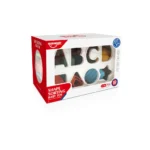 Cub educativ de sortare cu forme și litere, Huanger HE0209 (18639) - imagine 3