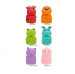 Set de jucării senzoriale moi cu animale pentru bebeluși, Huanger HE0236 (19377)