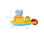 Jucărie de baie bărcuță cu activități, Huanger HE0270 (19025)