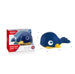 Jucărie de baie cu pulverizare apă – balenă, Huanger HE0286 (18967) - imagine 2