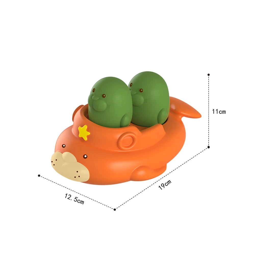 HE0287(3) Jucărie de baie bărcuță cu animăluțe, Huanger HE0287 (18950) - imagine 1