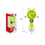 Jucărie zornăitoare muzicală cu lumini – omidă, Huanger HE0514 (19339) - imagine 2