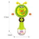 Jucărie zornăitoare muzicală cu lumini – omidă, Huanger HE0514 (19339)