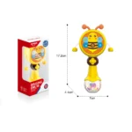 Jucărie zornăitoare muzicală cu lumini – Albinuță, Huanger HE0516 (19315) - imagine 2
