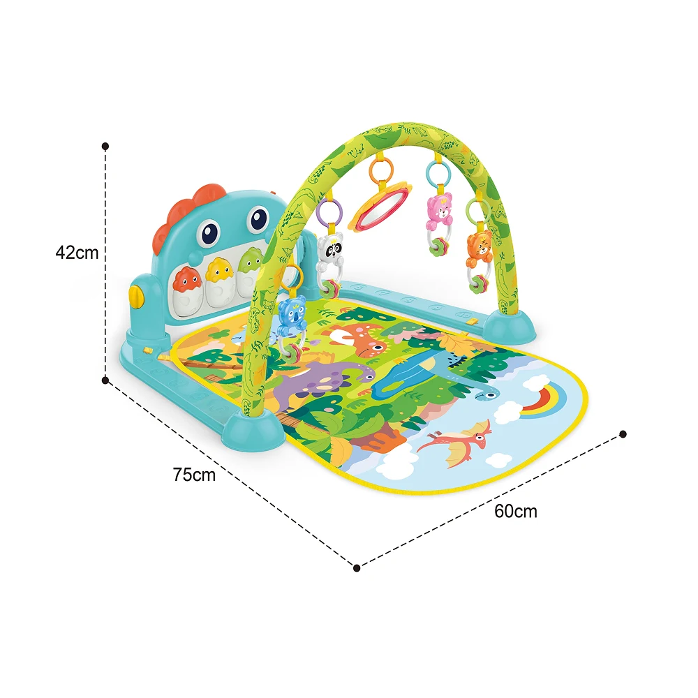 HE0643(3) Covoraș de joacă cu pian muzical și arc de activități, Huanger HE0643 (18660) - imagine 1