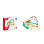 Covoraș de joacă cu jucării suspendate, lumini și muzică, Huanger HE0650 (18431) - imagine 2