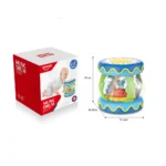 Tobă muzicală interactivă cu lumini, Huanger HE0703 (19216) - imagine 2