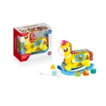 Jucărie educativă ponei cu xilofon și sorter, Huanger HE8024 (19124) - imagine 2