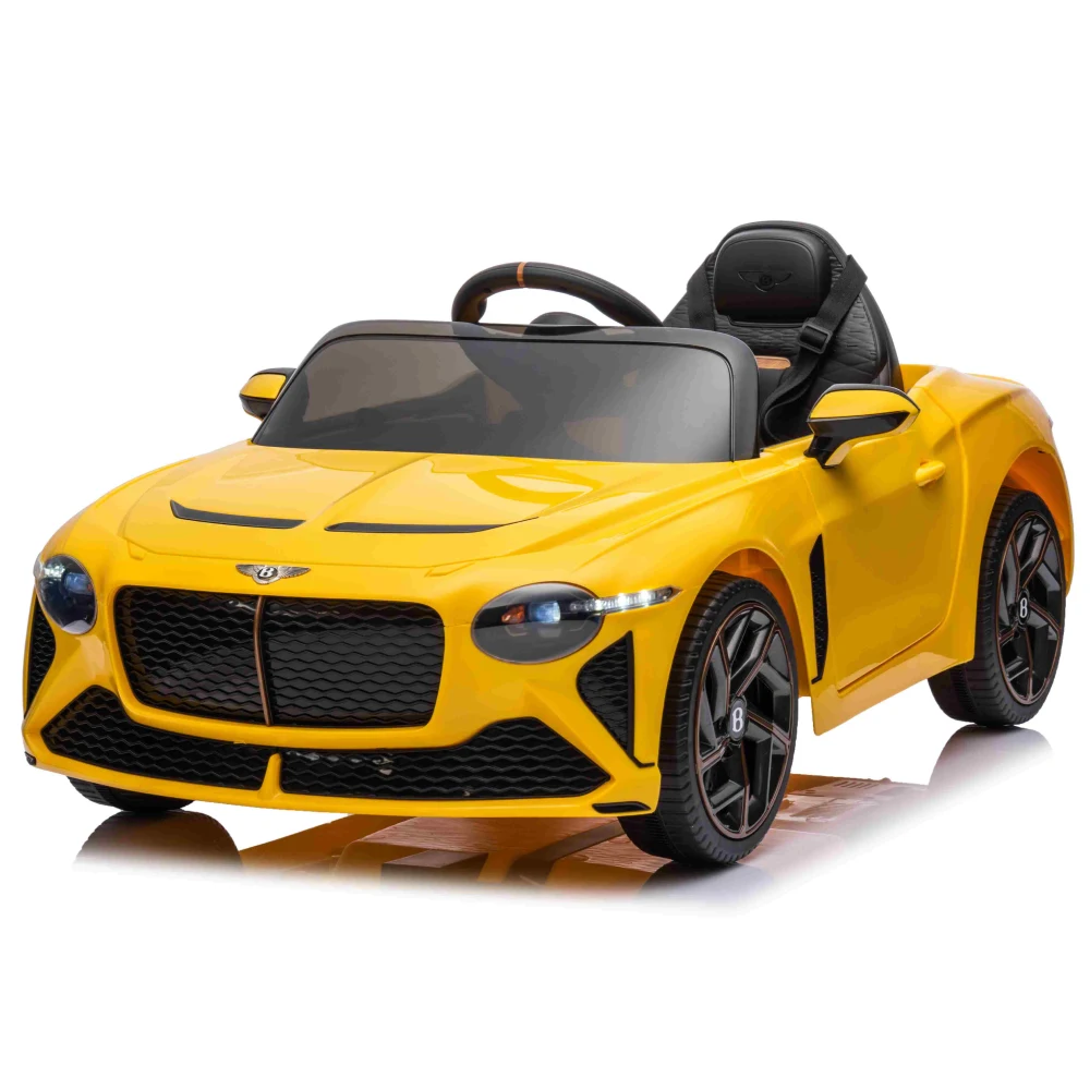 JE1008 Galben(1) Mașină electrică pentru copii Bentley Bacalar (JE1008 / 1 galben) - imagine 1