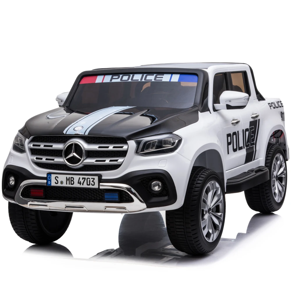 MX606(3) Mașină electrică pentru copii Mercedes Benz X-Class de poliție (MX606 / 2) - imagine 1
