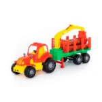 Tractor Krepysh cu remorcă pentru lemne, Polesie (44815)