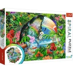 Animale tropicale,1040 elemente - Spiral Puzzles (040014)