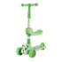Trotineta copii cu scaunel, transformabila 2 in 1, cu roti luminoase LED, ghidon cu inclinare, suprafata antiderapanta (16331)