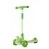 Trotinetă pentru copii cu 3 roți luminoase, muzică și lumini, verde, RTM Scooter (66996)