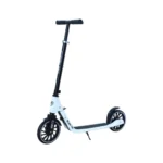 Trotinetă pentru copii cu 2 roți, ghidon reglabil și frână de picior, alb, RTM Scooter (66991)