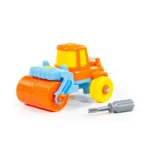 Constructor cilindru compactor – 18 piese, Polesie (77776) - imagine 4