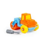 Constructor cilindru compactor – 18 piese, Polesie (77776) - imagine 5