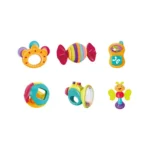 Set de 6 jucării zornăitoare pentru bebeluși, Hola 939A (93912)