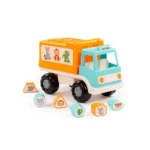 Camion interactiv Safari cu sorter de forme și animale, Polesie (90287) - imagine 4