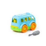 Constructor autobuz – 15 piese, Polesie (78995) - imagine 3