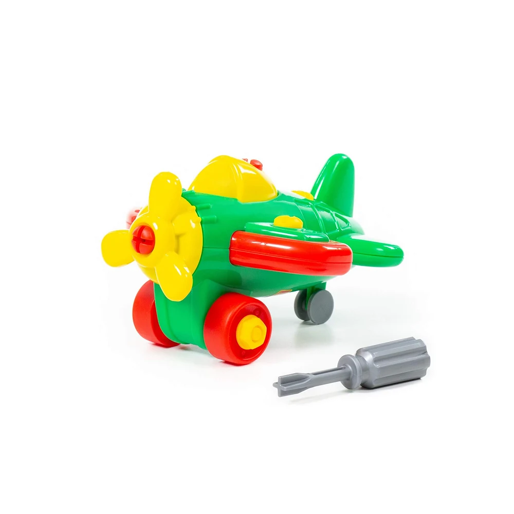 constructor-avion(5) Constructor avion – 19 piese, Polesie (77110) - imagine 1