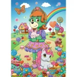 Familia Treflik, 100 elemente cu Sclipici (14833) - imagine 2