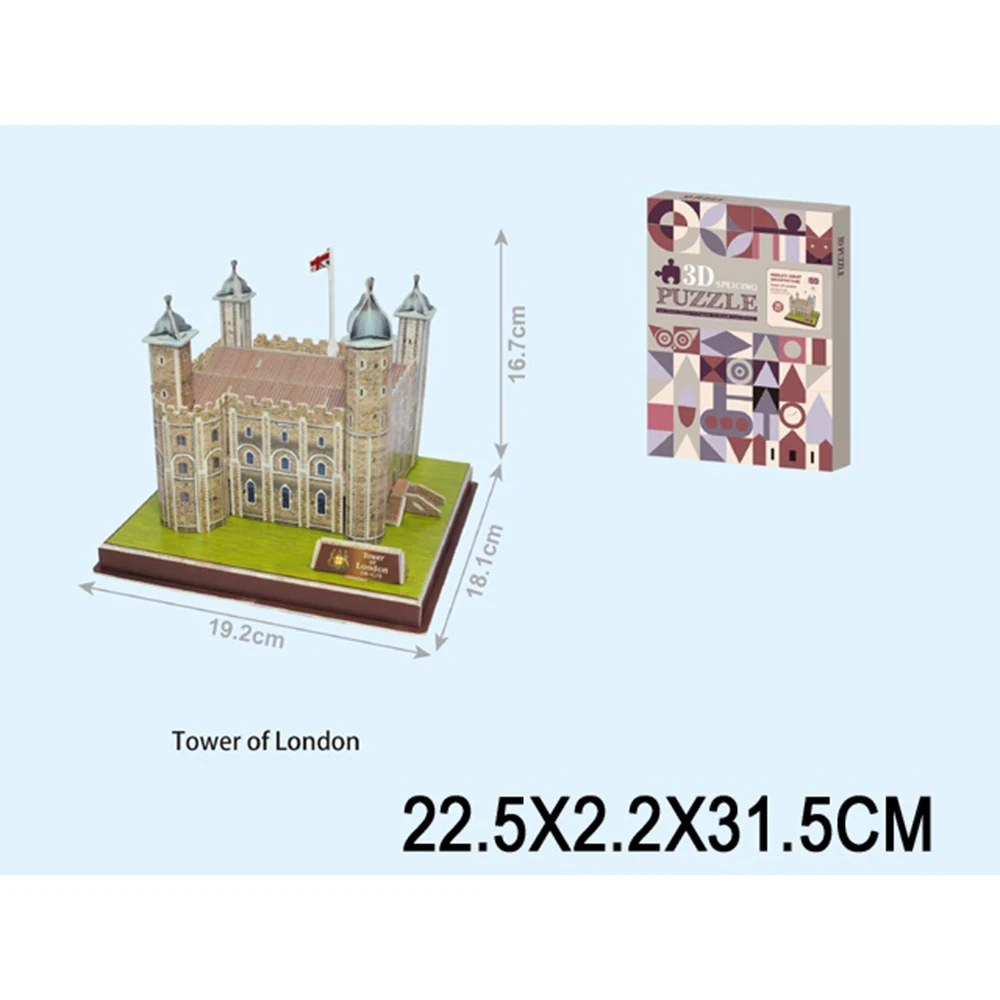 (96103 Puzzle 3D "Tower of London" (96103) - imagine 1