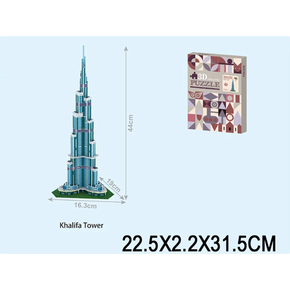 96264 Puzzle 3D "Khalifa Tower" (96264) - imagine 1