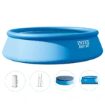 Piscină gonflabilă Easy Set 457×107 cm, 12430 L, cu pompă de filtrare 3785 l/h, set complet, Intex (26166)