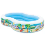 Piscină gonflabilă pentru copii Paradise Lagoon, 262×160×46 cm, 700 L, 3+ ani, Intex (56490)