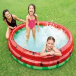 Piscină gonflabilă pentru copii Watermelon, 168×38 cm, 581 L, 2+ ani, Intex (58448) - imagine 2