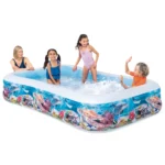 Piscină gonflabilă pentru copii Sea Life Swim Center, 305×183×56 cm, 1050 L, 6+ ani, Intex (58485) - imagine 3