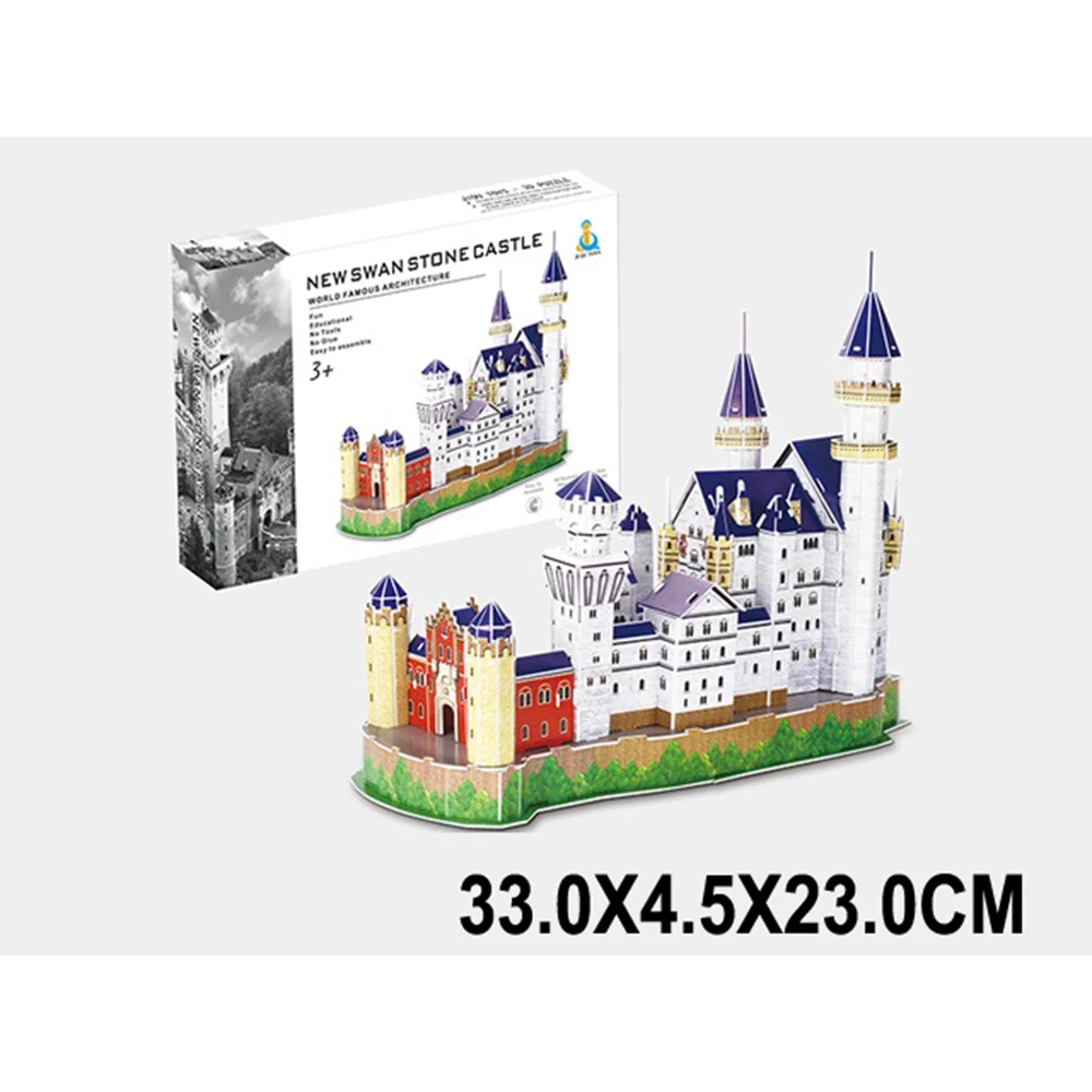 82306 Puzzle 3D "Neuschwanstein Castle" (82306) - imagine 1