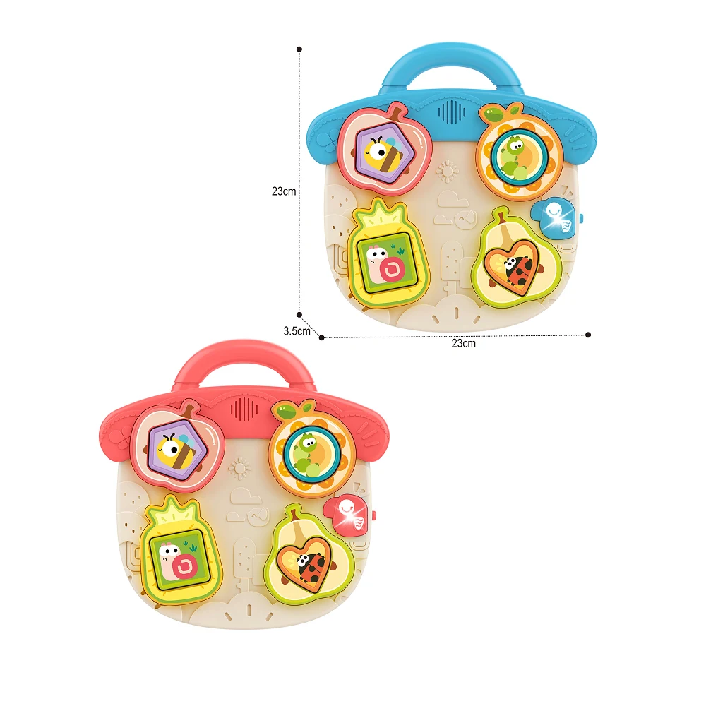 HE8089 (3) Busy board educativ cu fructe și insecte, Huanger HE8089 (18028) - imagine 1