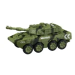 Mașină blindată militară cu inerție, lumini și sunete - 1:16 - WY1105A ,Wenyi (11055)