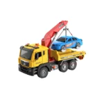 Evacuator auto cu inerție, în set cu mașină, lumini și sunete - 1:16 - WY1119A ,Wenyi (11093)