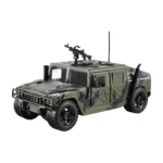 Mașină militară cu inerție, lumini și sunete - 1:16 - WY610A ,Wenyi (16107)