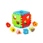 Cub educativ cu sorter de forme, Polesie (91642) - imagine 3