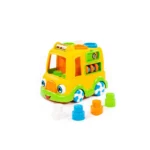 Mașinuță educativă cu sorter de forme, Polesie (96647)