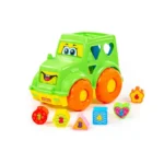 Tractor educativ cu sorter de forme, Polesie (89410) - imagine 6