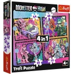 O zi uimitoare cu Monster High, 4 in 1 (34655)