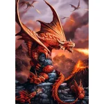 Fire Dragon, 1000 elemente Premium Plus (109009) - imagine 2