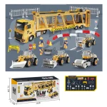 Trailer din metal cu inertie in set cu autospeciale (50664)