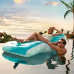 Șezlong gonflabil pentru apă Splash cu suport pentru pahare, 191×99 cm, max. 100 kg, Intex (56874) - imagine 3