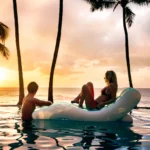 Șezlong gonflabil pentru apă Splash cu suport pentru pahare, 191×99 cm, max. 100 kg, Intex (56874) - imagine 2