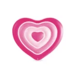 Plută gonflabilă Inimă, 155×135×25 cm, max. 100 kg, Intex (58727)
