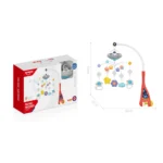 Carusel muzical cu lumini pentru pătuț, Huanger HE0310 (18042) - imagine 2